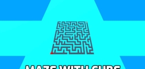 Maze with cube