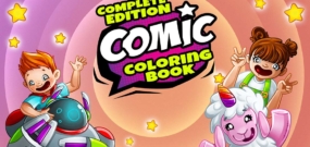 【美版】纸上画车 完全版 Comic Coloring Book – Complete Edition
