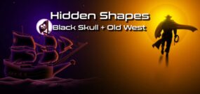 【美版】隐藏形状黑色头骨+旧西部 Hidden Shapes: Black Skull + Old West